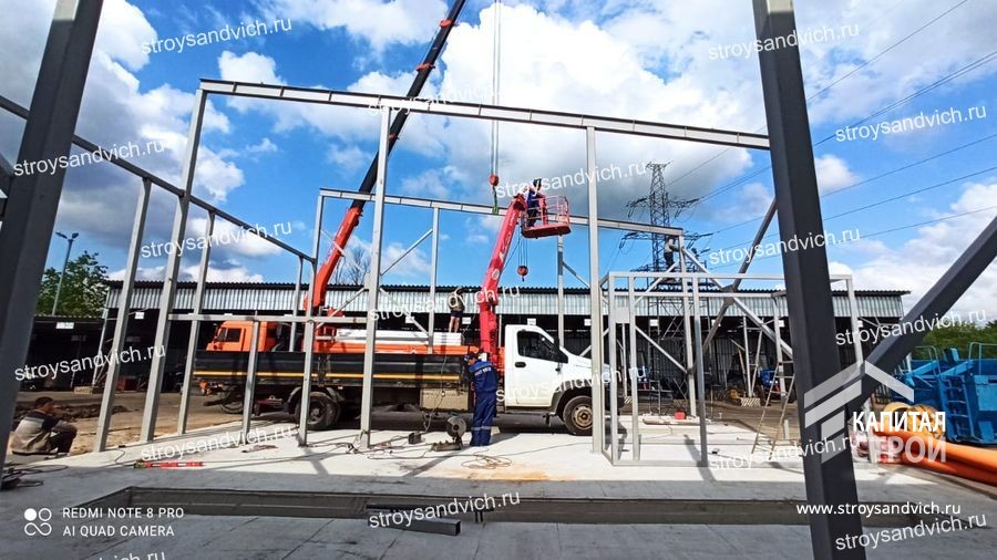 Строительство грузовой ремзоны в Москве