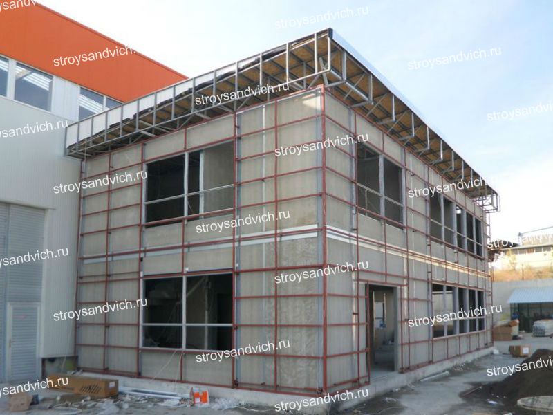 Строительство здания из HPL-панелей
